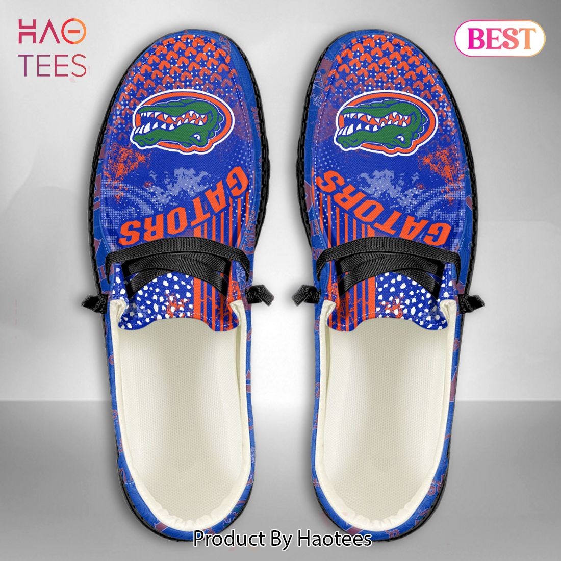 TRENDING NCAA Florida Gators Custom Name Hey Dude Shoes