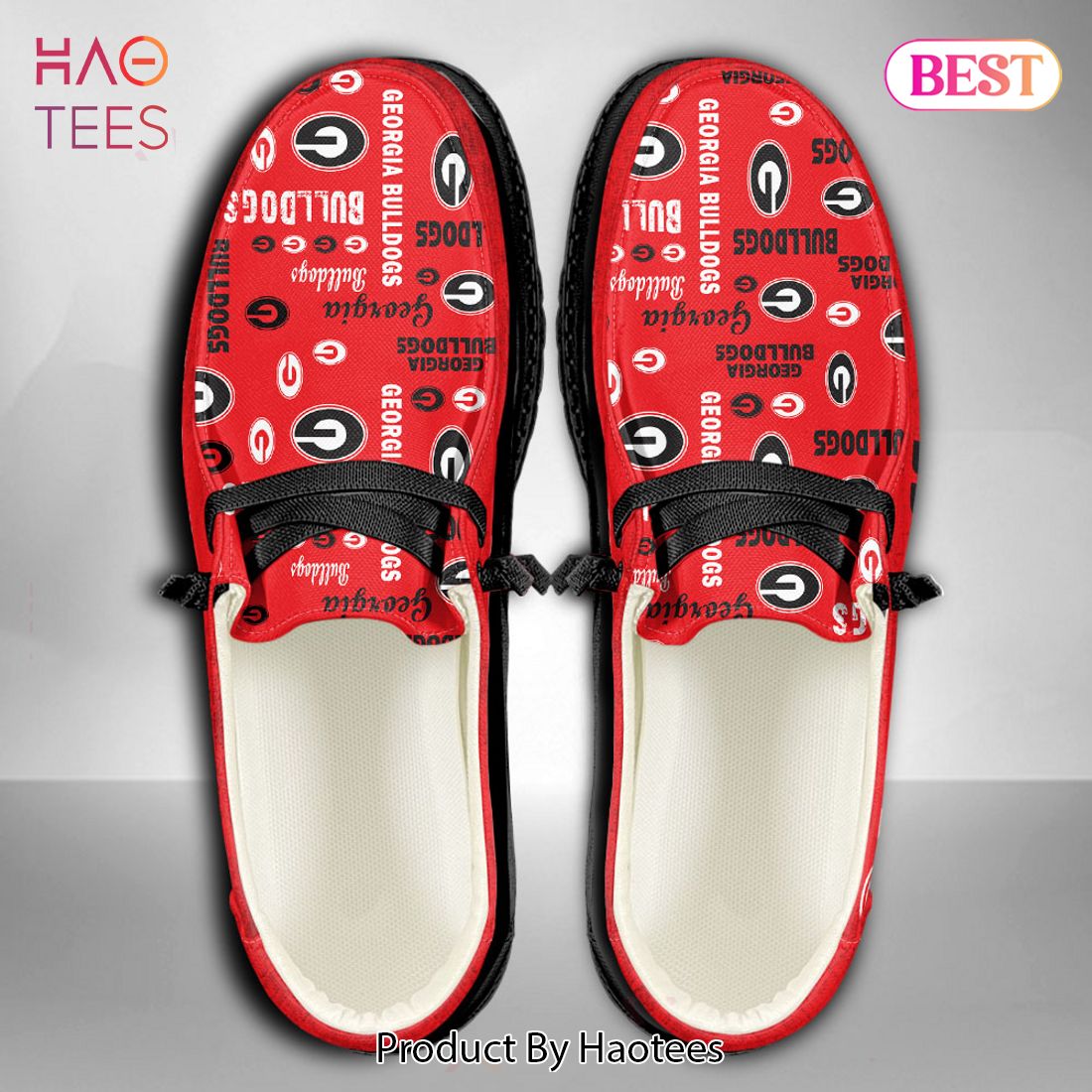 TRENDING NCAA Georgia Bulldogs Custom Name Hey Dude Shoes TRENDING NCAA Georgia Bulldogs Custom Name Hey Dude Shoes