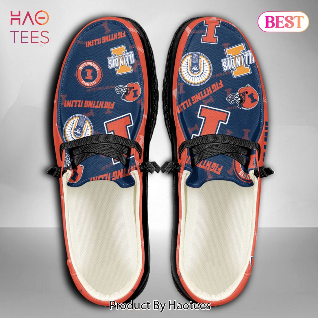TRENDING NCAA Illinois Fighting Illini Custom Name Hey Dude Shoes Limited 2024 TRENDING NCAA Illinois Fighting Illini Custom Name Hey Dude Shoes Limited 2024