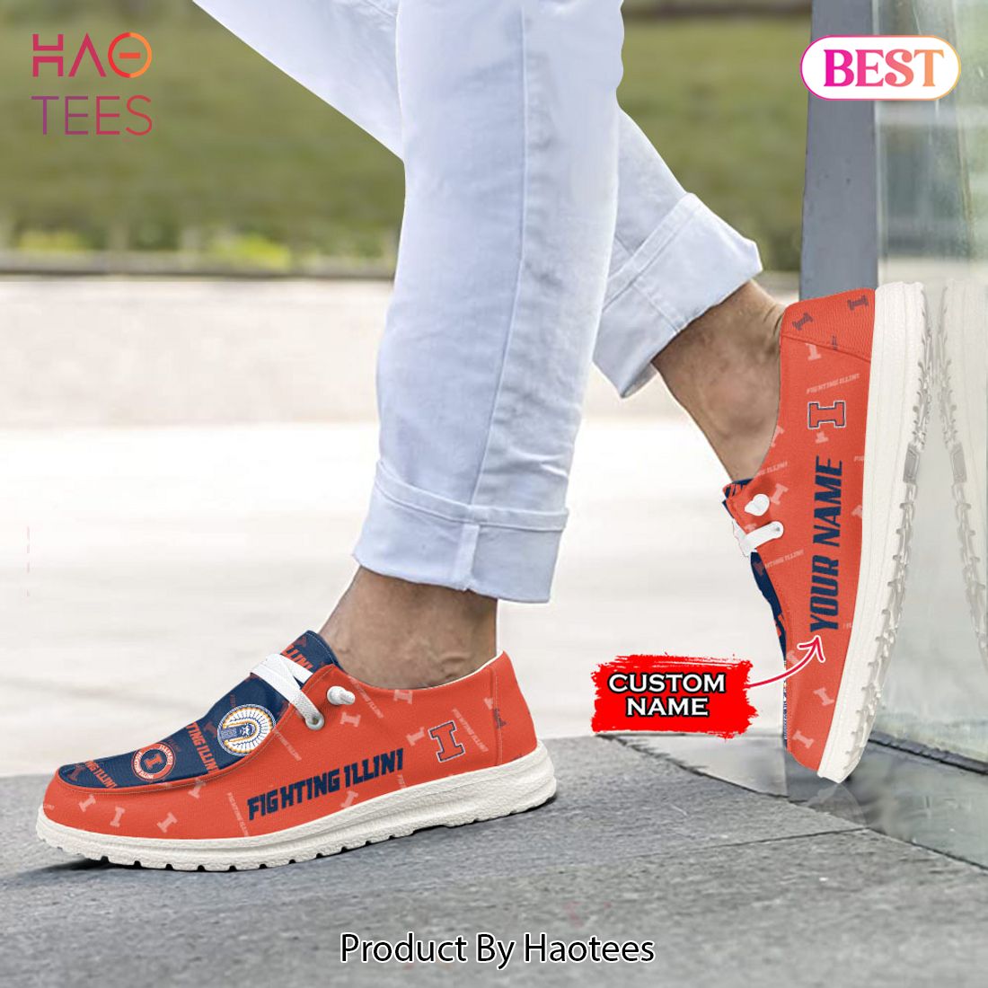 TRENDING NCAA Illinois Fighting Illini Custom Name Hey Dude Shoes Limited 2024 TRENDING NCAA Illinois Fighting Illini Custom Name Hey Dude Shoes Limited 2024