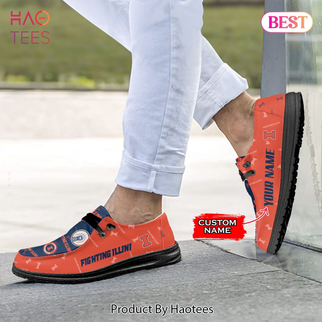TRENDING NCAA Illinois Fighting Illini Custom Name Hey Dude Shoes Limited 2024 TRENDING NCAA Illinois Fighting Illini Custom Name Hey Dude Shoes Limited 2024