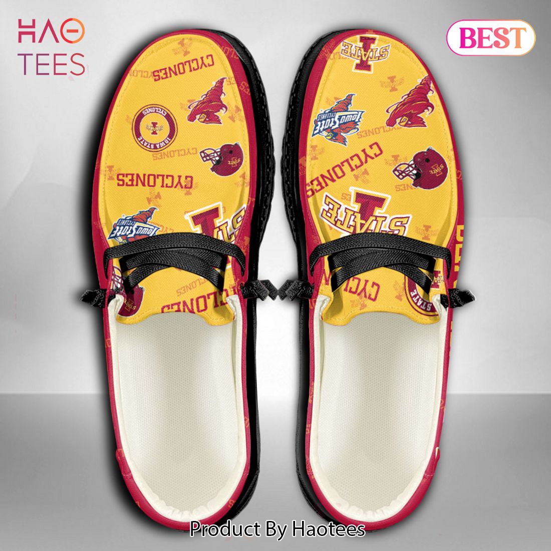 TRENDING NCAA Iowa State Cyclones Custom Name Hey Dude Shoes TRENDING NCAA Iowa State Cyclones Custom Name Hey Dude Shoes