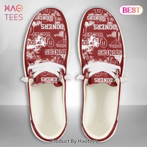 TRENDING NCAA Oklahoma Sooners Custom Name Hey Dude Shoes