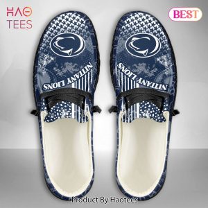 TRENDING NCAA Penn State Nittany Lions Custom Name Hey Dude Shoes POD Design