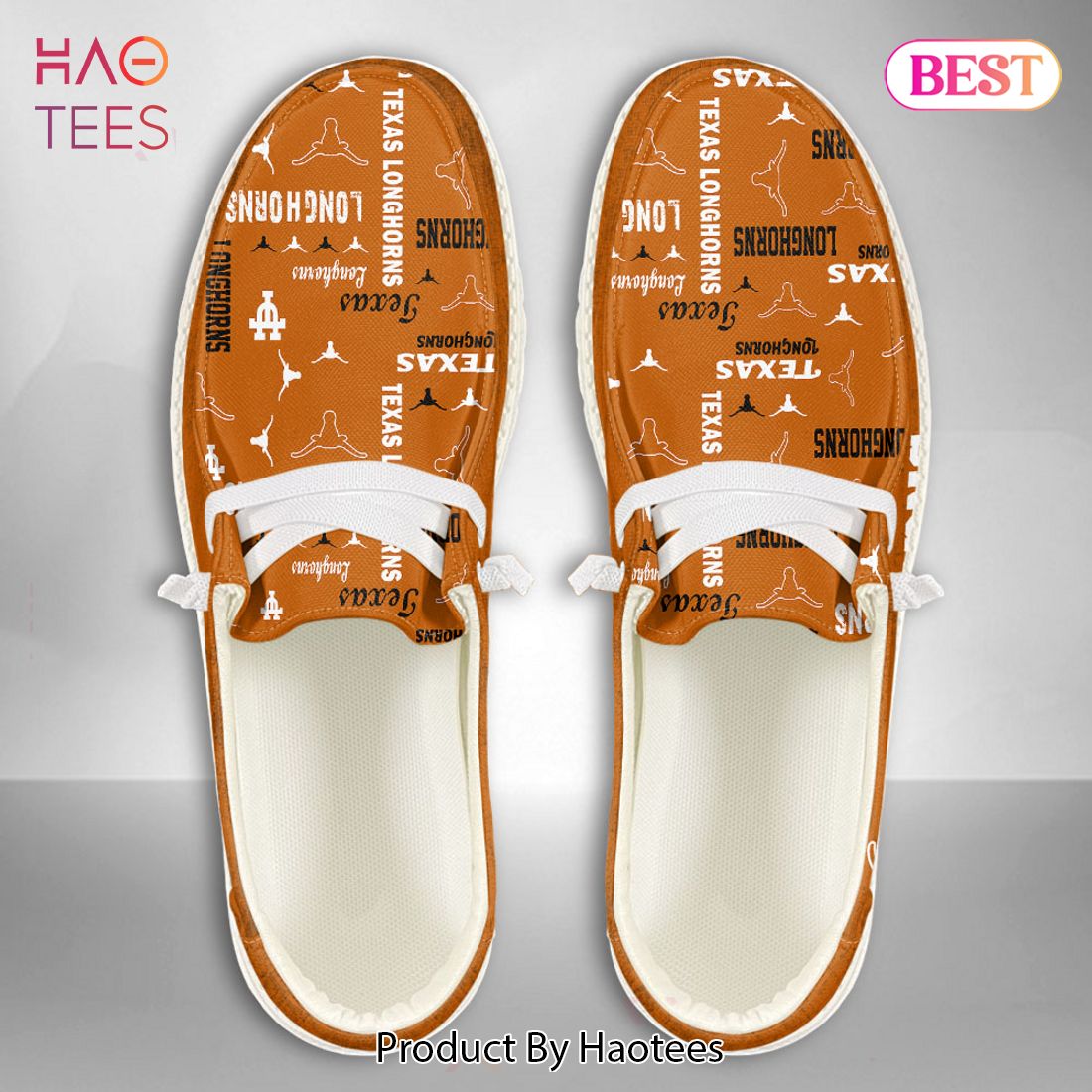 TRENDING NCAA Texas Longhorns Custom Name Hey Dude Shoes TRENDING NCAA Texas Longhorns Custom Name Hey Dude Shoes