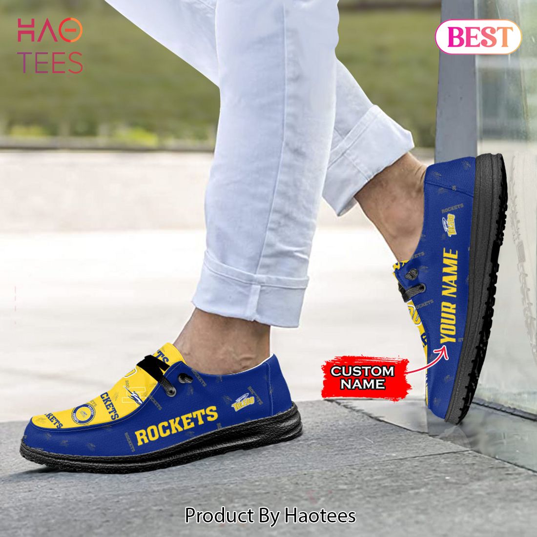 TRENDING NCAA Toledo Rockets Custom Name Hey Dude Shoes TRENDING NCAA Toledo Rockets Custom Name Hey Dude Shoes