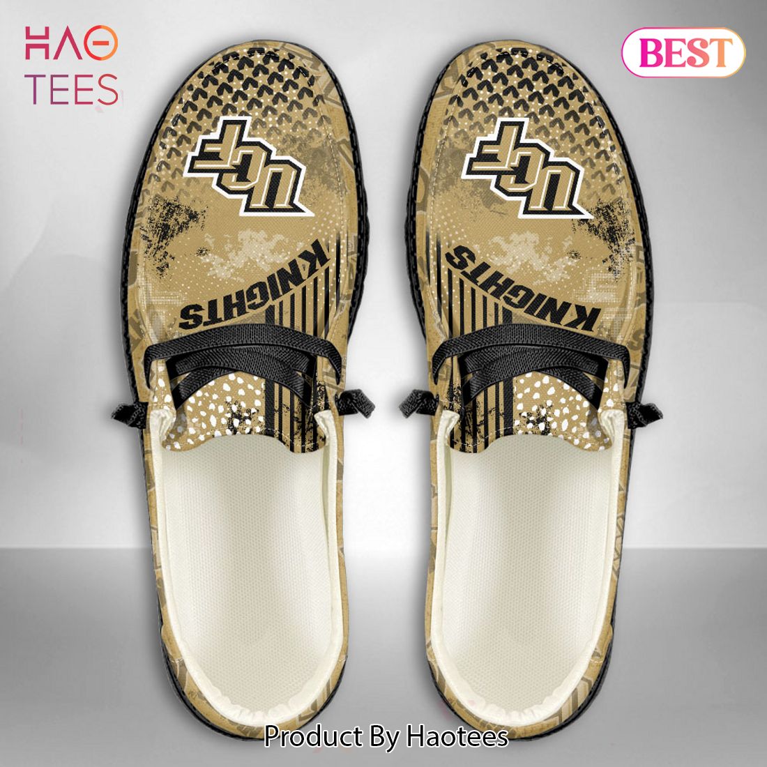TRENDING NCAA UCF Knights Custom Name Hey Dude Shoes Luxury Brand TRENDING NCAA UCF Knights Custom Name Hey Dude Shoes Luxury Brand