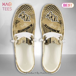TRENDING NCAA UCF Knights Custom Name Hey Dude Shoes Luxury Brand