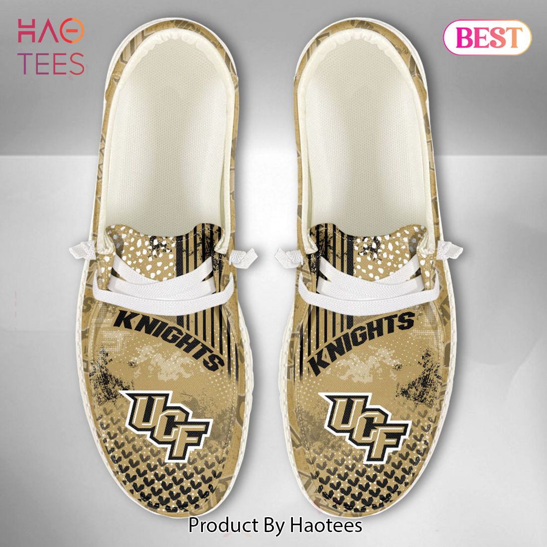 TRENDING NCAA UCF Knights Custom Name Hey Dude Shoes Luxury Brand TRENDING NCAA UCF Knights Custom Name Hey Dude Shoes Luxury Brand
