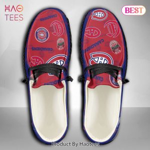 TRENDING NHL Montreal Canadiens Custom Name Hey Dude Shoes