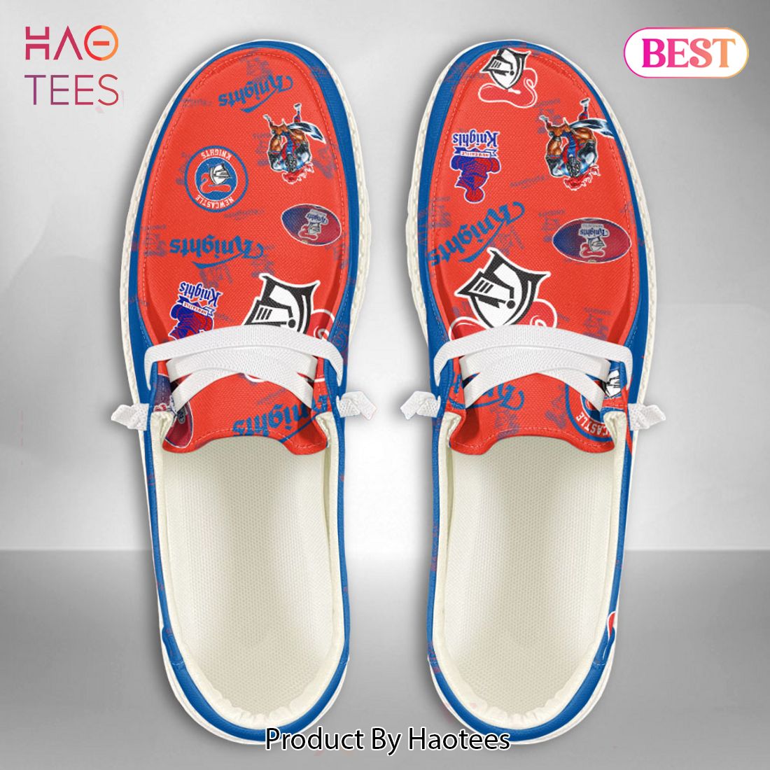 TRENDING NRL Newcastle Knights Custom Name Hey Dude Shoes TRENDING NRL Newcastle Knights Custom Name Hey Dude Shoes
