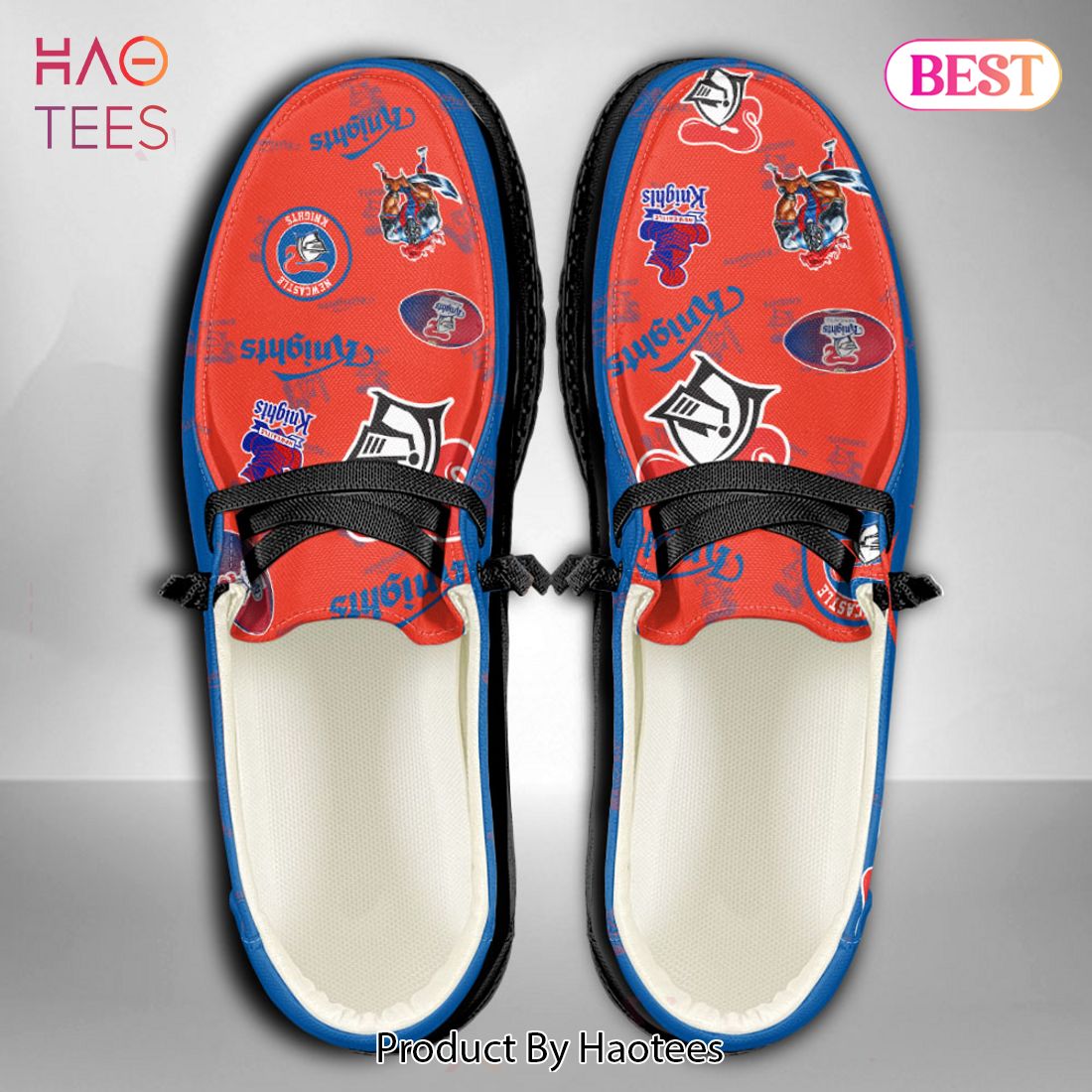 TRENDING NRL Newcastle Knights Custom Name Hey Dude Shoes TRENDING NRL Newcastle Knights Custom Name Hey Dude Shoes