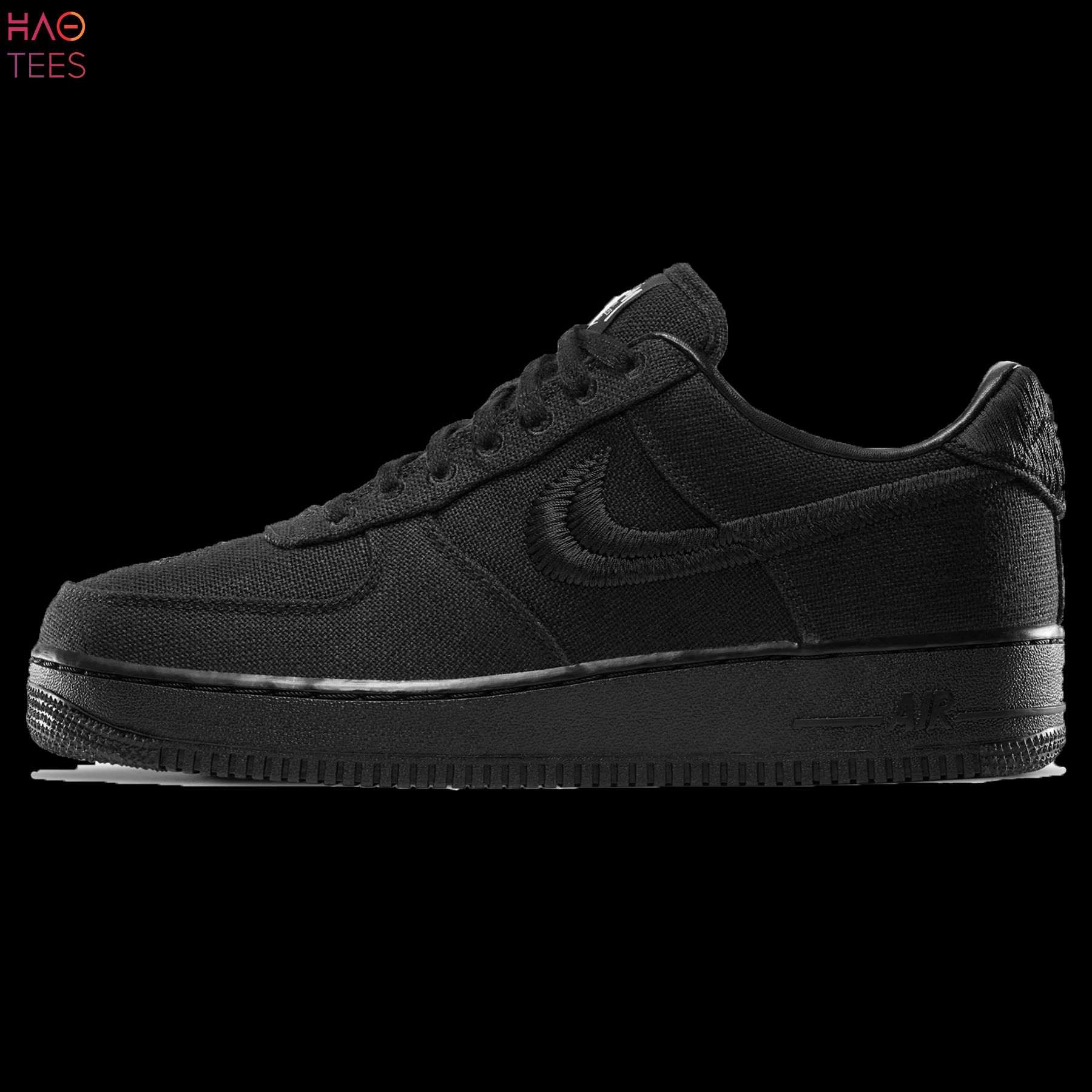 TRENDING Stussy x Nike Air Force 1 Low Triple Black Luxury Store