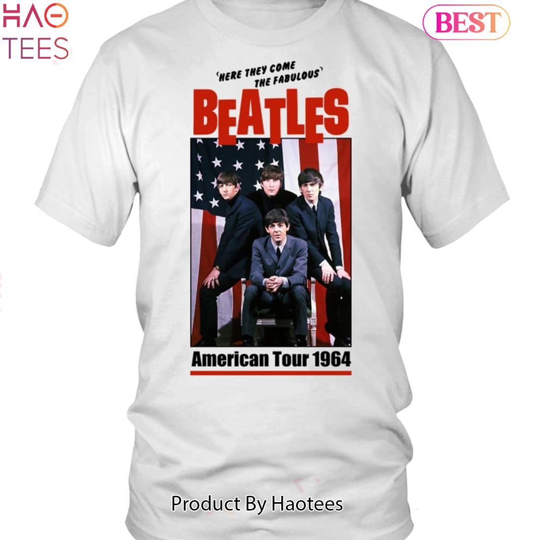 TRENDING The Beatles American Tour 1964 Unisex T-Shirt Luxury Store