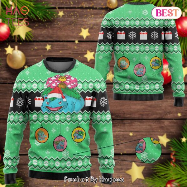 Venusaur Evolution Custom Christmas Giftsmerch Ugly Sweater
