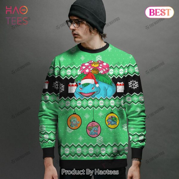 Venusaur Evolution Custom Christmas Giftsmerch Ugly Sweater