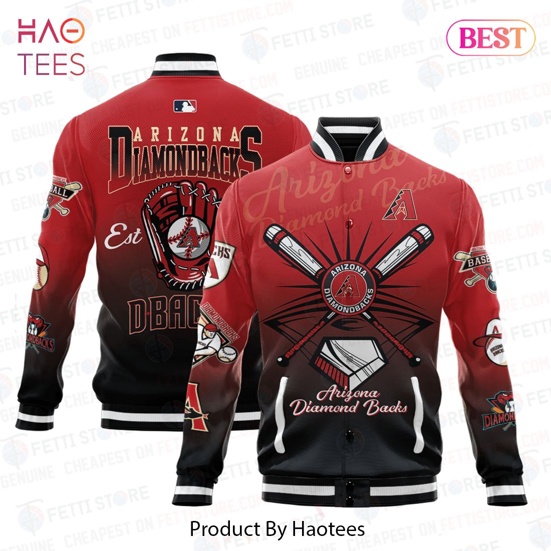 [AVAILABLE] Arizona Diamondbacks Major League Baseball Varsity Jacket