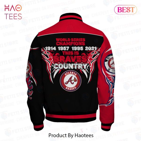 AVAILABLE Atlanta Braves Major League Baseball AOP Varsity Jacket