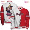 [AVAILABLE] Atlanta Braves Major League Baseball NL East Champs Pattern Varsity Jacket
