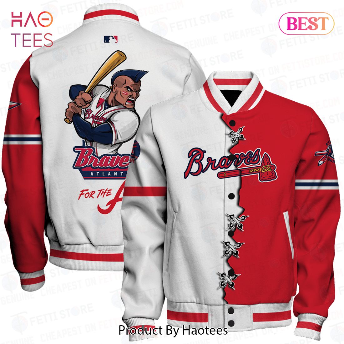 [AVAILABLE] Atlanta Braves Major League Baseball AOP Varsity Jacket Playoff