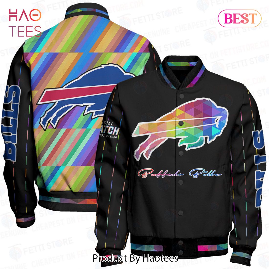 [AVAILABLE] Buffalo Bills National Football League AOP Varsity Jacket