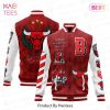 LUXURY New York Mets Major League Baseball Pattern Varsity Jacket