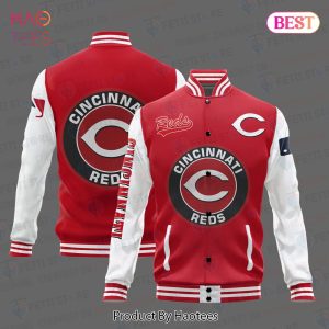 AVAILABLE Cincinnati Reds Major League Baseball AOP Varsity Jacket