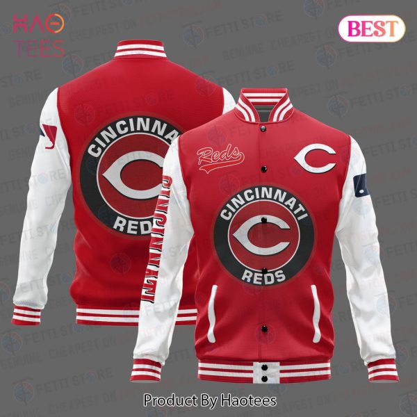 AVAILABLE Cincinnati Reds Major League Baseball AOP Varsity Jacket