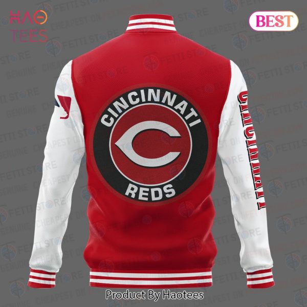 AVAILABLE Cincinnati Reds Major League Baseball AOP Varsity Jacket
