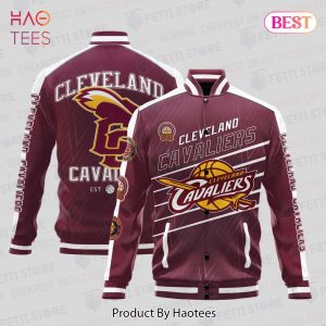 AVAILABLE Cleveland Cavaliers National Basketball Association Varsity Jacket AVAILABLE Cleveland Cavaliers National Basketball Association Varsity Jacket