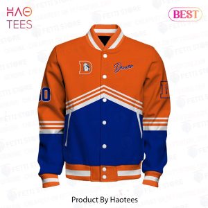[AVAILABLE] Denver Broncos National Football League AOP Varsity Jacket