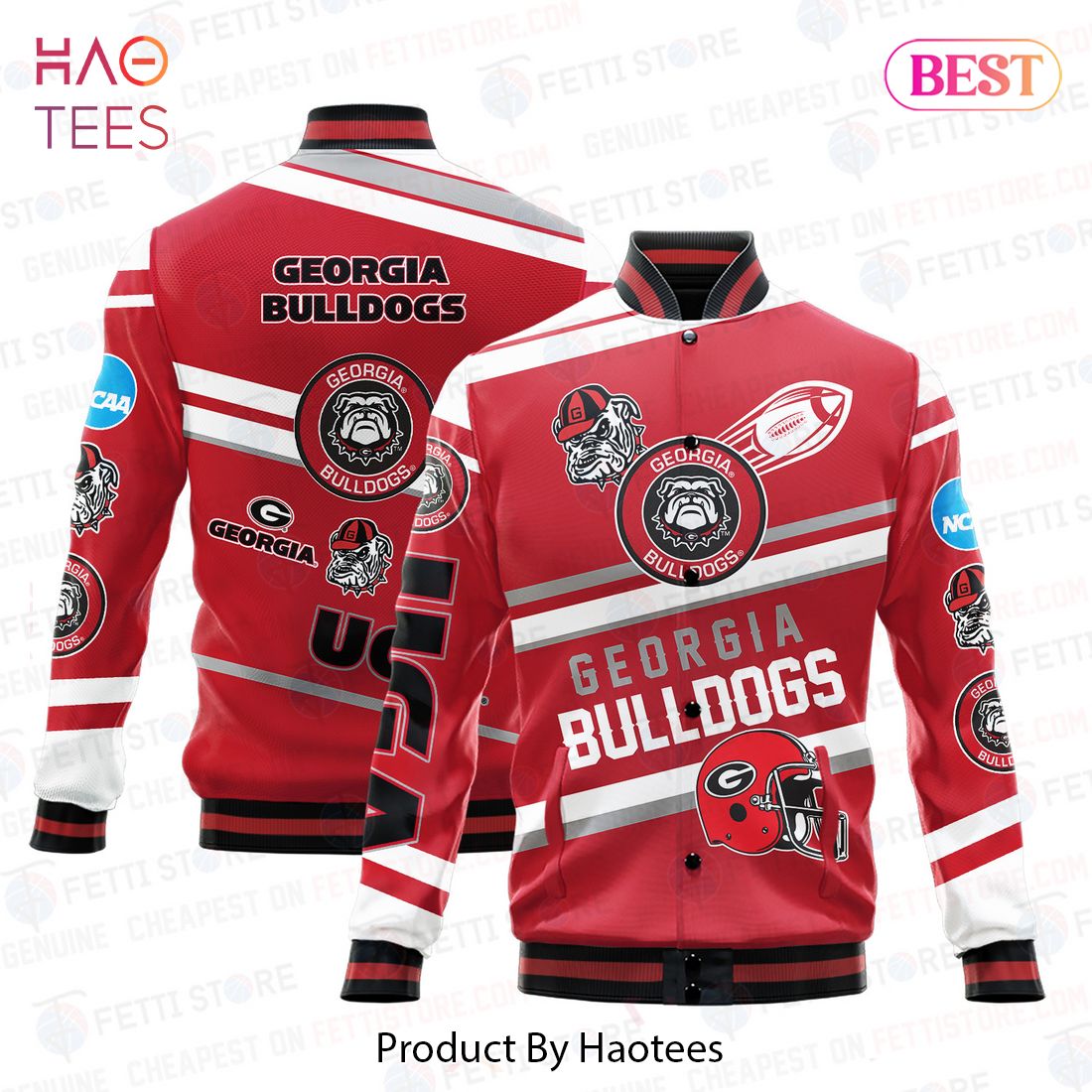 [AVAILABLE] Georgia Bulldogs NCAA Division I Football Varsity Jacket