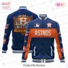 [AVAILABLE] Houston Astros Major League Baseball Pattern Varsity Jacket