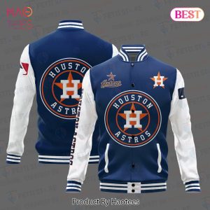 AVAILABLE Houston Astros Major League Baseball AOP Varsity Jacket AVAILABLE Houston Astros Major League Baseball AOP Varsity Jacket