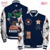 [AVAILABLE] Houston Astros Major League Baseball Pattern Varsity Jacket
