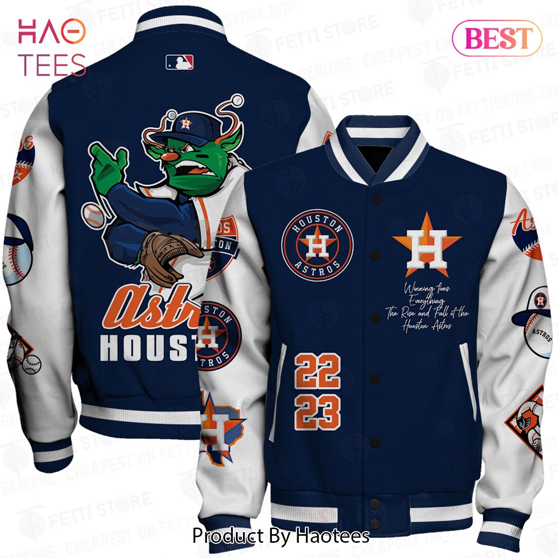 [AVAILABLE] Houston Astros MLB 2023 Varsity Jacket