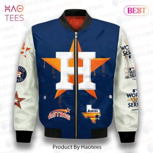 AVAILABLE Houston AstrosMajor League Baseball AOP Bomber Jacket