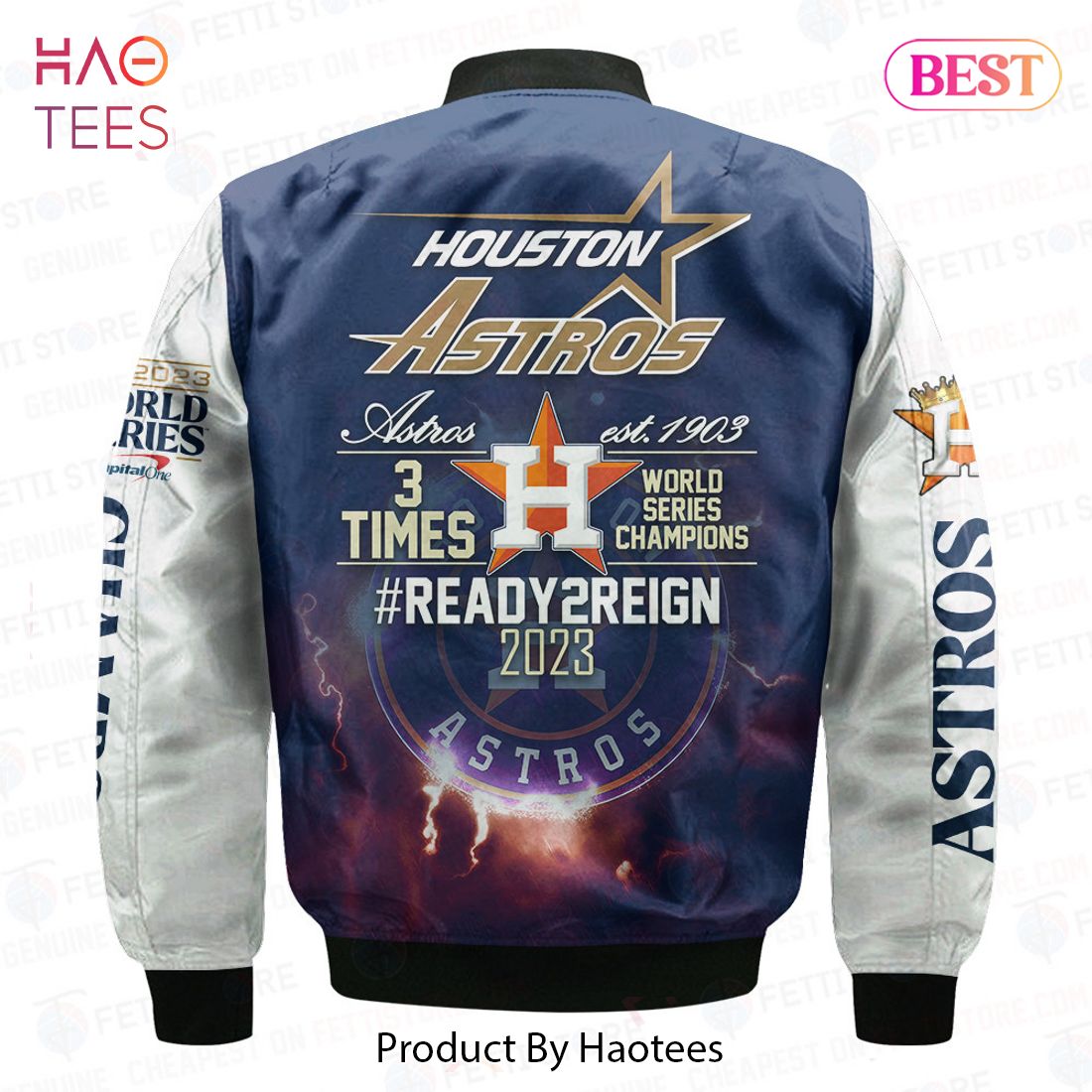 AVAILABLE Houston AstrosMajor League Baseball AOP Bomber Jacket0 AVAILABLE Houston AstrosMajor League Baseball AOP Bomber Jacket0
