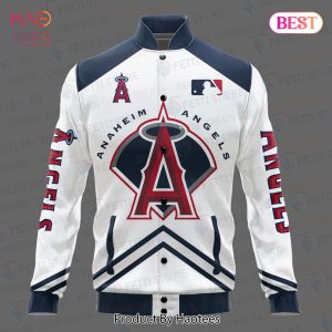 AVAILABLE Los Angeles Angels Major League Baseball AOP Varsity Jacket
