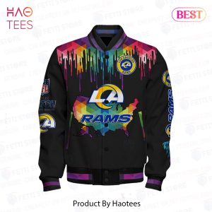 AVAILABLE Los Angeles Rams National Football League AOP Varsity Jacket
