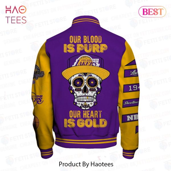 AVAILABLE Los Angels Lakers National Basketball Association AOP Varsity Jacket