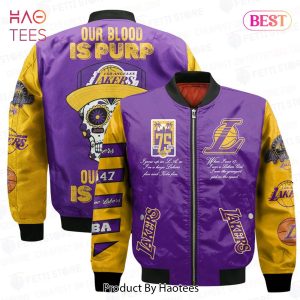 AVAILABLE Los Angels LakersNational Basketball Association AOP Bomber Jacket