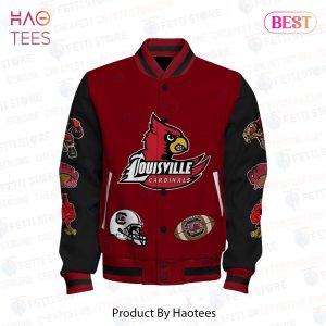 [AVAILABLE] Louisville Cardinals NCAA Football AOP Varsity Jacket