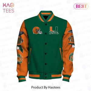 AVAILABLE Miami Hurricanes NCAA Football Varsity Jacket