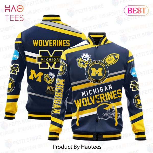 [AVAILABLE] Michigan Wolverines NCAA Division I Football Varsity Jacket