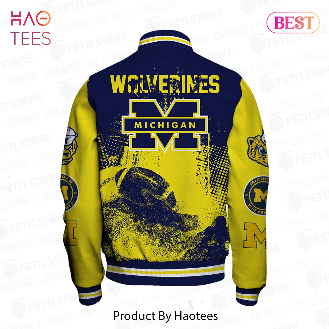 Michigan wolverines varsity clearance jacket