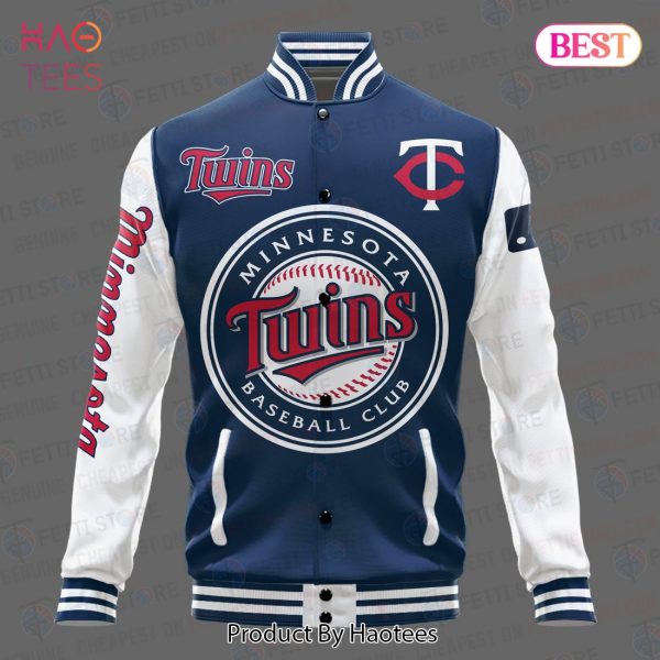 AVAILABLE Minnesota Twins Major League Baseball AOP Varsity Jacket