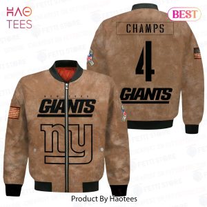AVAILABLE New York GiantsNational Football League 2023 Unisex AOP Bomber Jacket