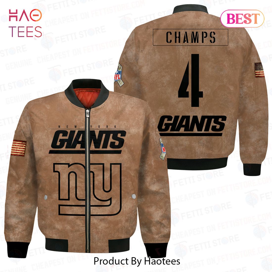 AVAILABLE New York GiantsNational Football League 2023 Unisex AOP Bomber Jacket