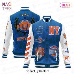 AVAILABLE New York Knicks National Basketball Association Varsity Jacket AVAILABLE New York Knicks National Basketball Association Varsity Jacket